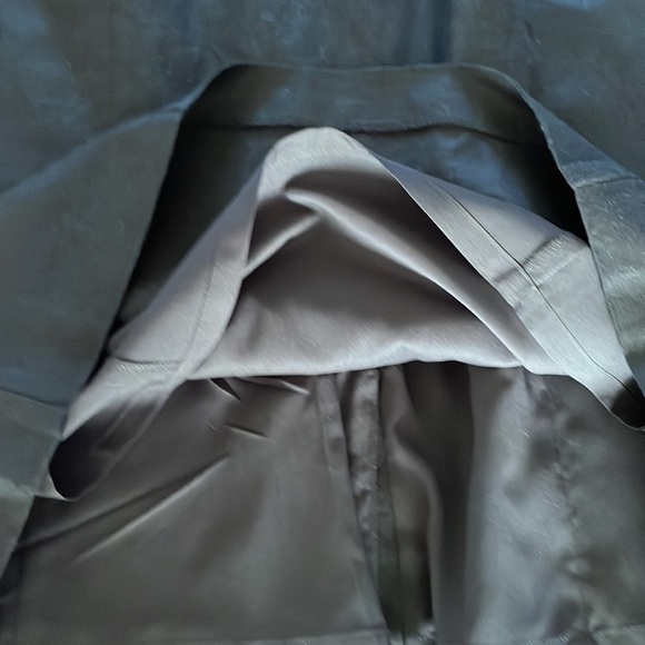 OSCAR de la RENTA linen beaded waist black shift dress sleeveless lined size 14 - Picture 13 of 13